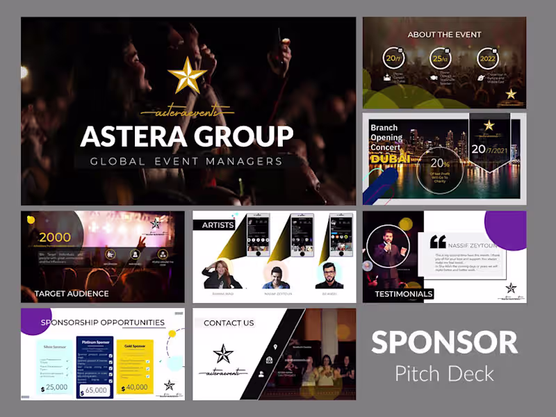 Cover image for Sponsor Pitch Deck