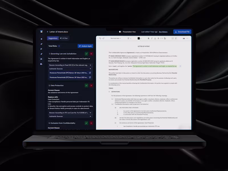 Cover image for AI-Enhanced Legal Contract Review 