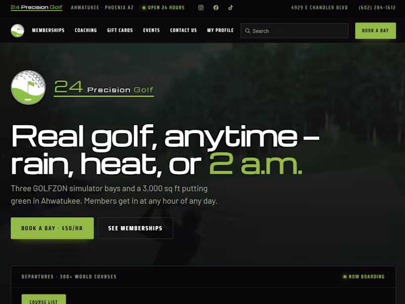 Cover image for 24 Precision Golf: from-scratch WordPress build