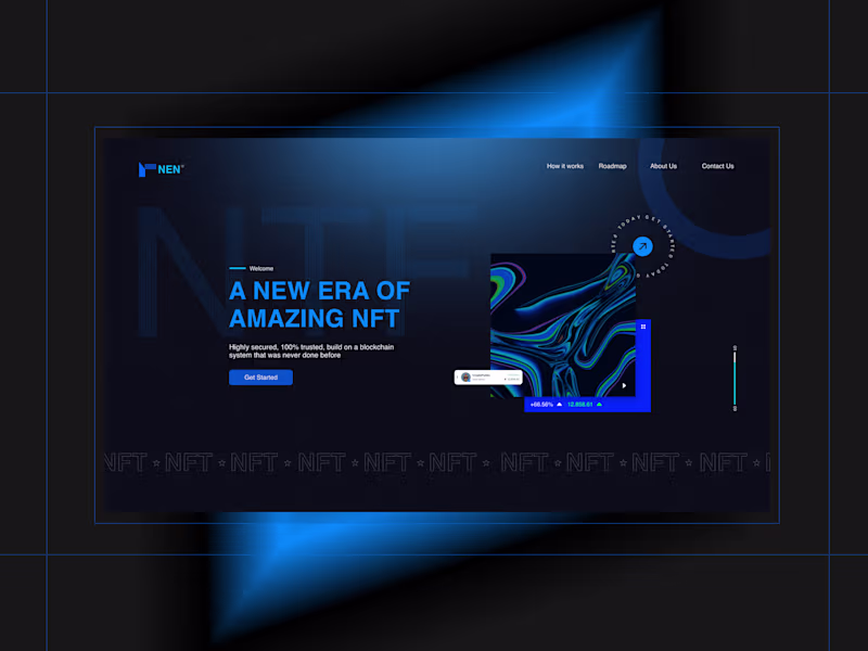 Cover image for Nen — Designing a High-Impact NFT Landing Page