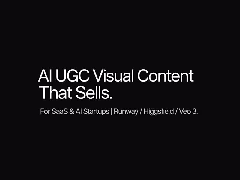 Cover image for Title: AI UGC Visual Ads