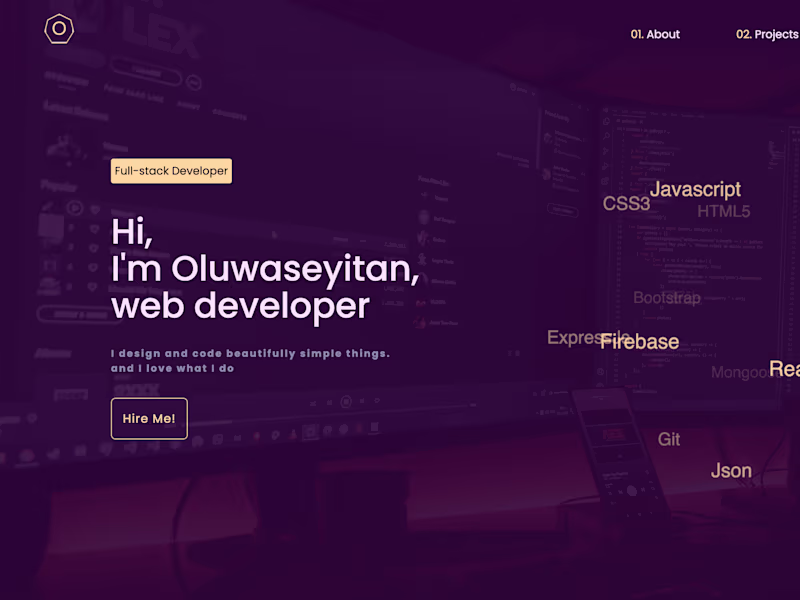 Cover image for Portfolio website