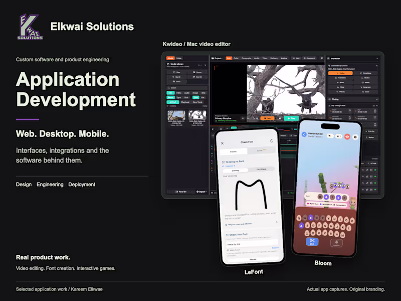 Cover image for Custom Web, Desktop & Mobile App Development