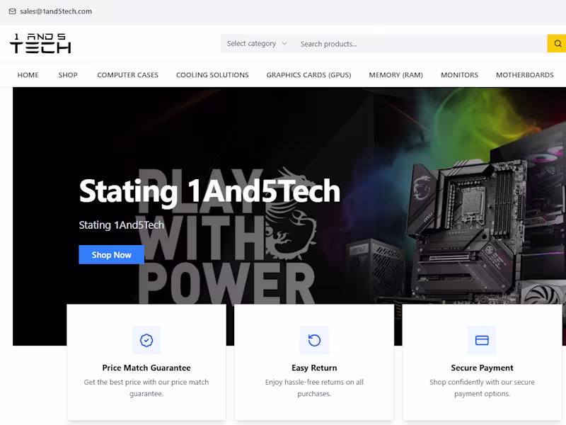 Cover image for Custom E-Commerce Websites Built for Growth & Performance