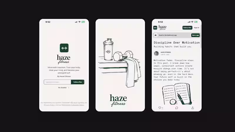 Cover image for HAZE Fitness: Mobile Personal Fitness