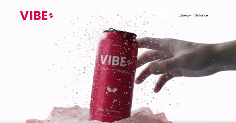 Cover image for Brand Overview Summary VIBE+ is a modern functional drink de...