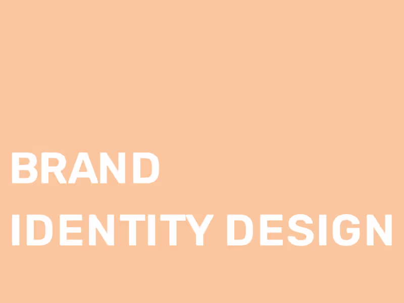 Cover image for Brand identity design + logo animation. 