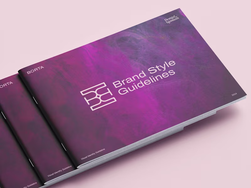 Cover image for Brand Style Guidelines for the fashion brand "BORTA" 🤍