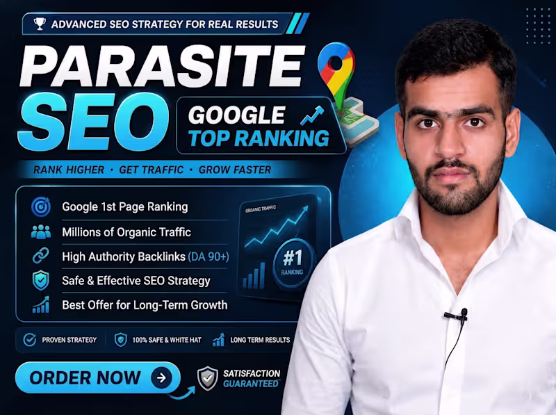 Cover image for I will rank your website on google using parasite SEO backlinks