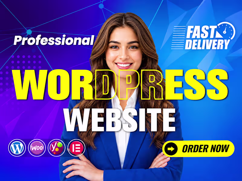 Cover image for Design & develop responsive, SEO friendly WordPress website