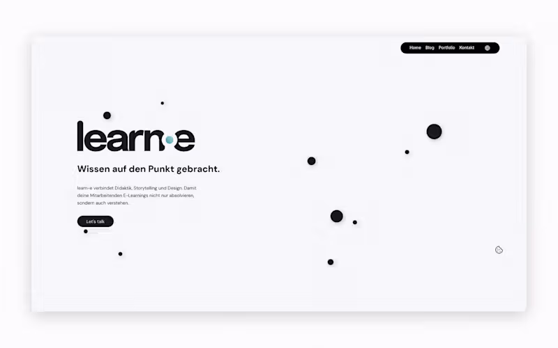 Cover image for learn-e, e-learning that does not feel like e-learning