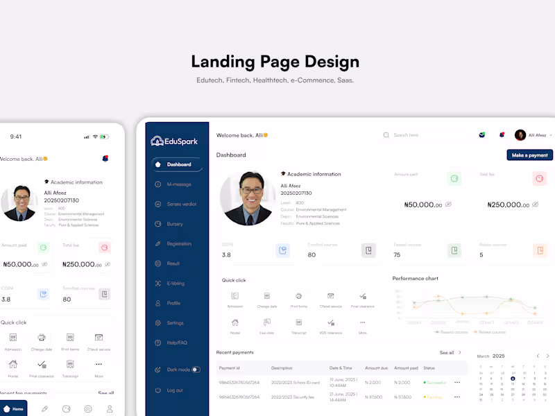 Cover image for Landing Page Design