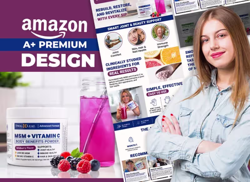 Cover image for Amazon Premium A+ Content Design For Conversion