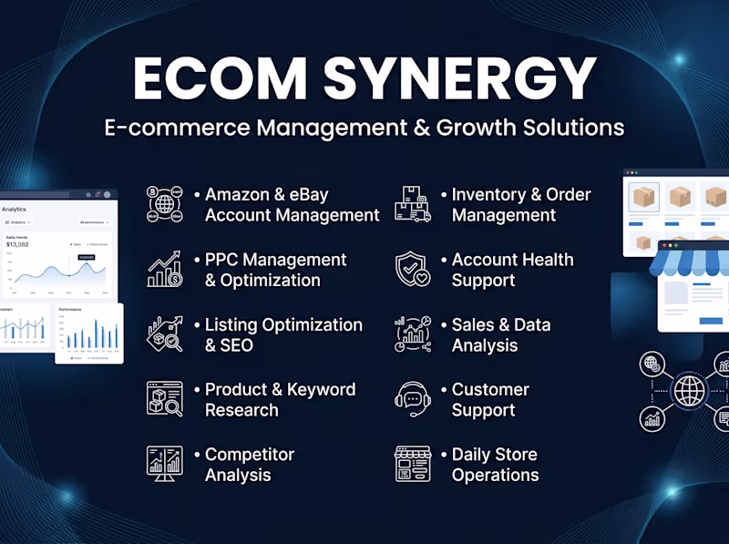 Cover image for Amazon & eBay E-commerce Management