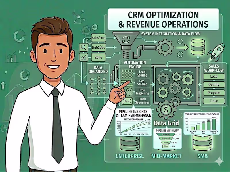Cover image for CRM Optimization & Revenue Operations