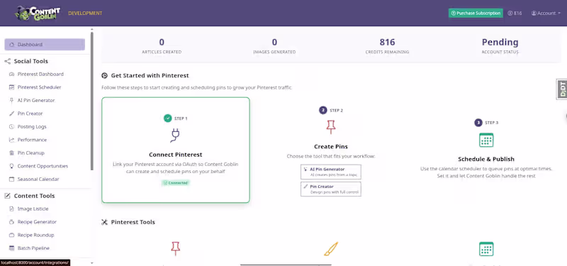 Cover image for contentgoblin.ai (http://contentgoblin.ai) is a full
