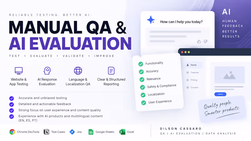 Cover image for Manual QA & AI Evaluation