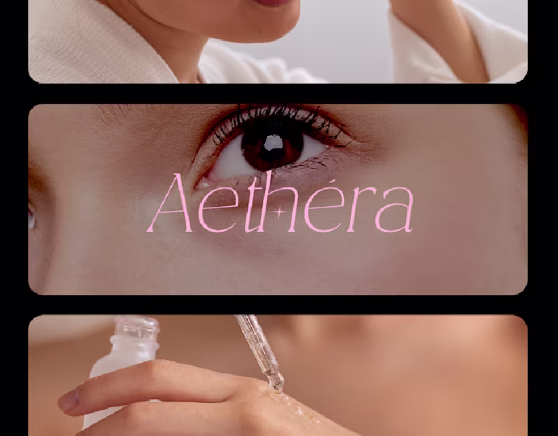 Cover image for Aethera - Skincare Brand Logo