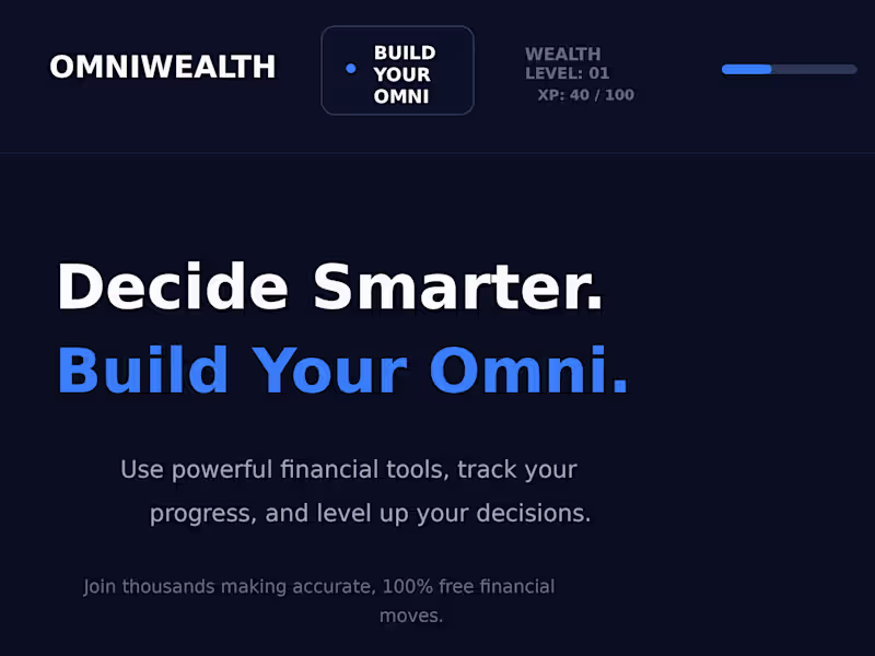 Cover image for I built OmniWealth as a