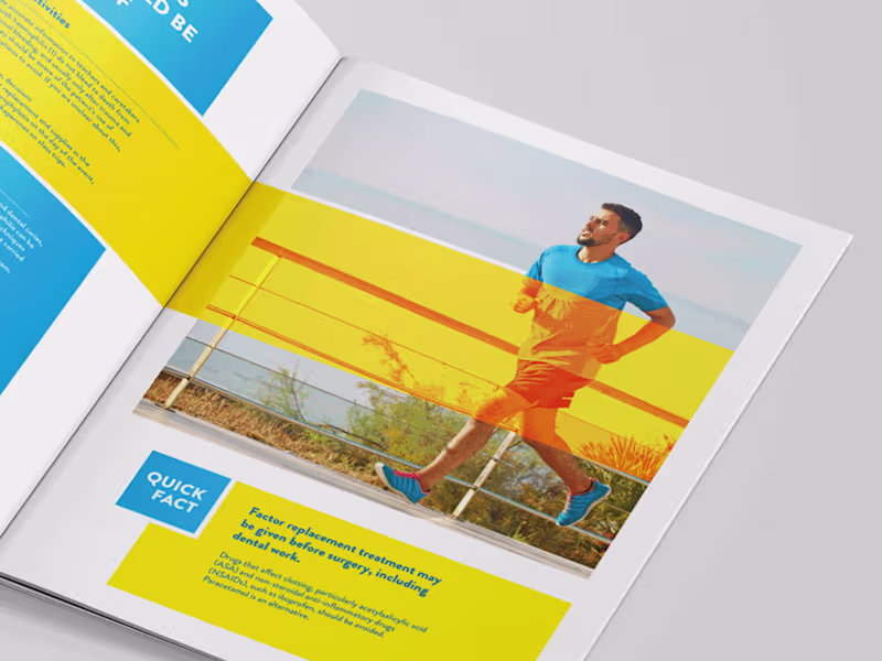 Cover image for Pfizer Haemophilia Brochure