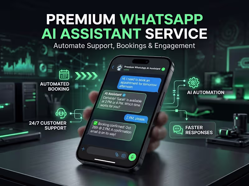Cover image for WhatsApp AI Assistant for Businesses