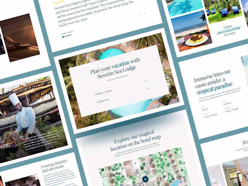 Cover image for Severin Sea Lodge Website Redesign