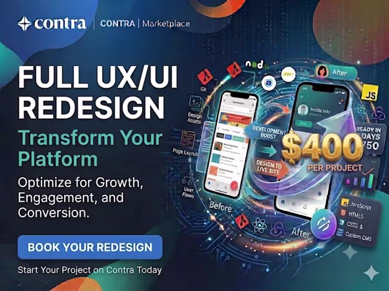 Cover image for Full UX/UI Redesign