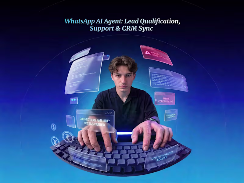 Cover image for WhatsApp AI Agent: Lead Qualification, Support & CRM Sync