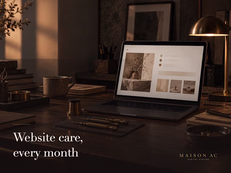 Cover image for Monthly website care
