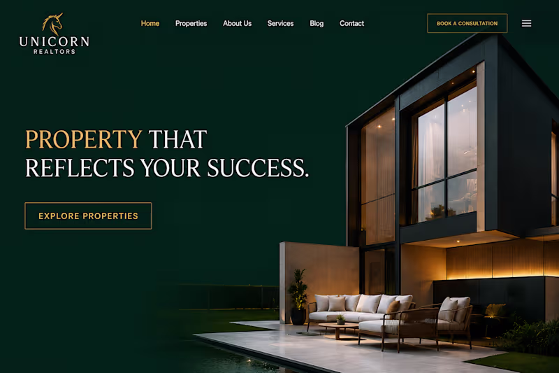 Cover image for The second mockup which was never selected by the client
