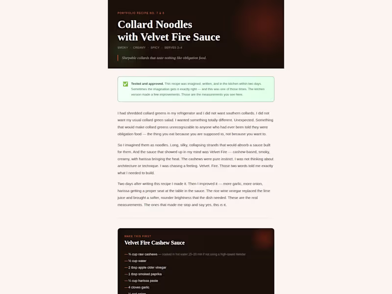 Cover image for “Collards are everything — so