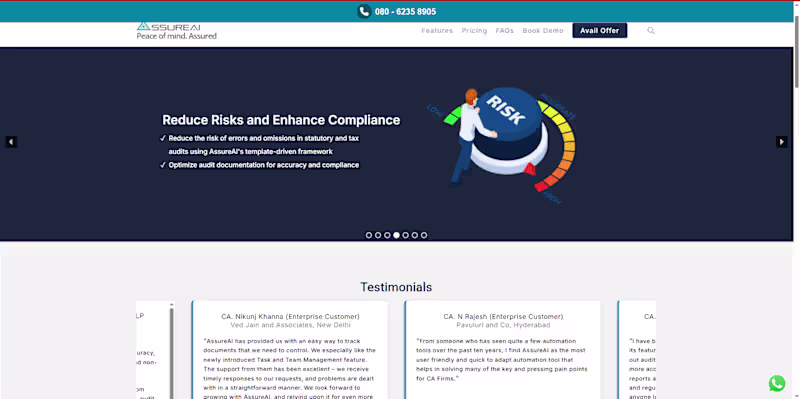 Cover image for Responsive WordPress landing page built