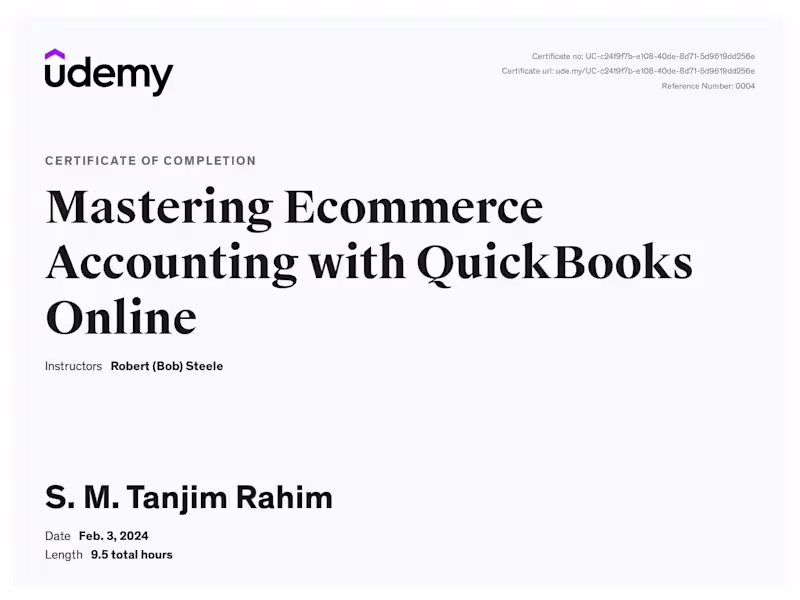 Cover image for Mastering Ecommerce Accounting with Quickbooks online