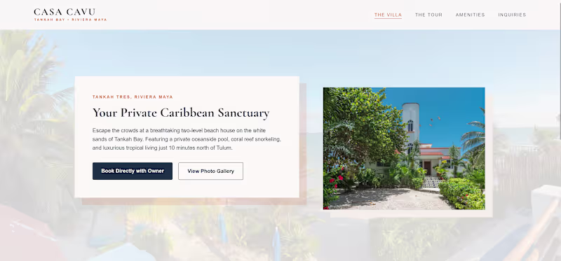 Cover image for The Client Challenge An independent luxury estate owner in T...