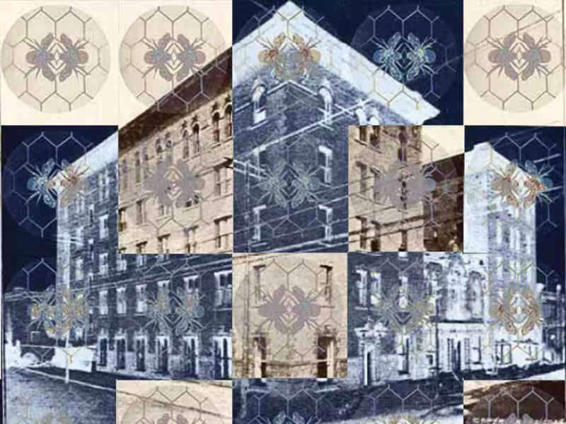 Cover image for Hotel Collage Mural
