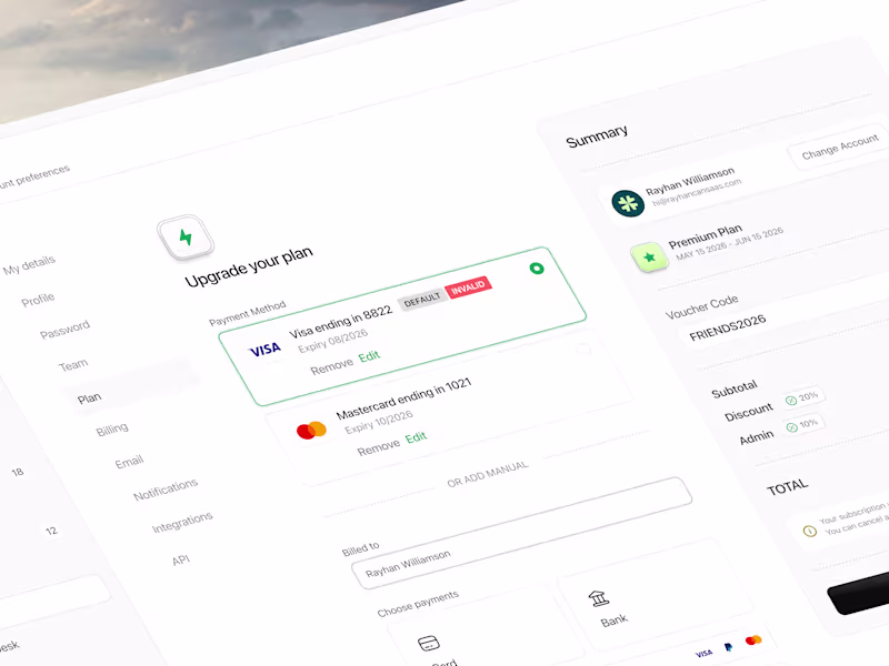 Cover image for Finpoint Payment Management Dashboard Design