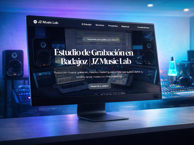 Cover image for JZ Music Lab 🎸
High-converting website