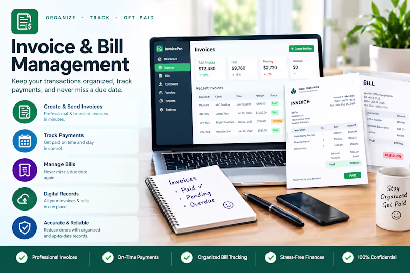 Cover image for Invoice & Bill Management