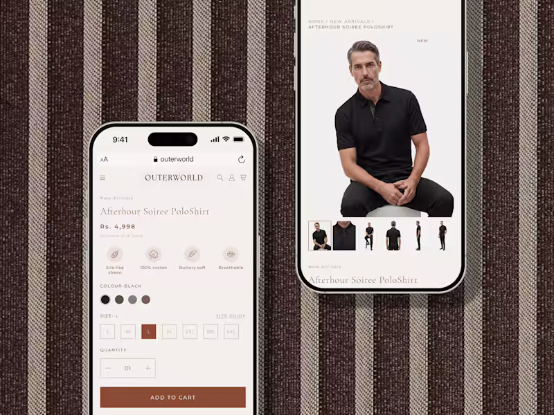 Cover image for Designed this responsive mobile experience