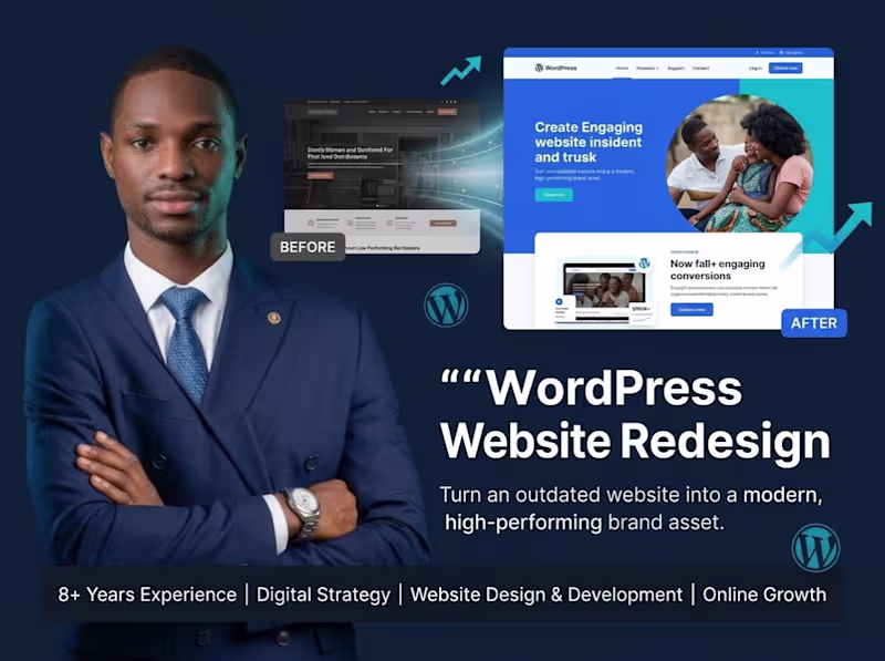 Cover image for WordPress Website Redesign