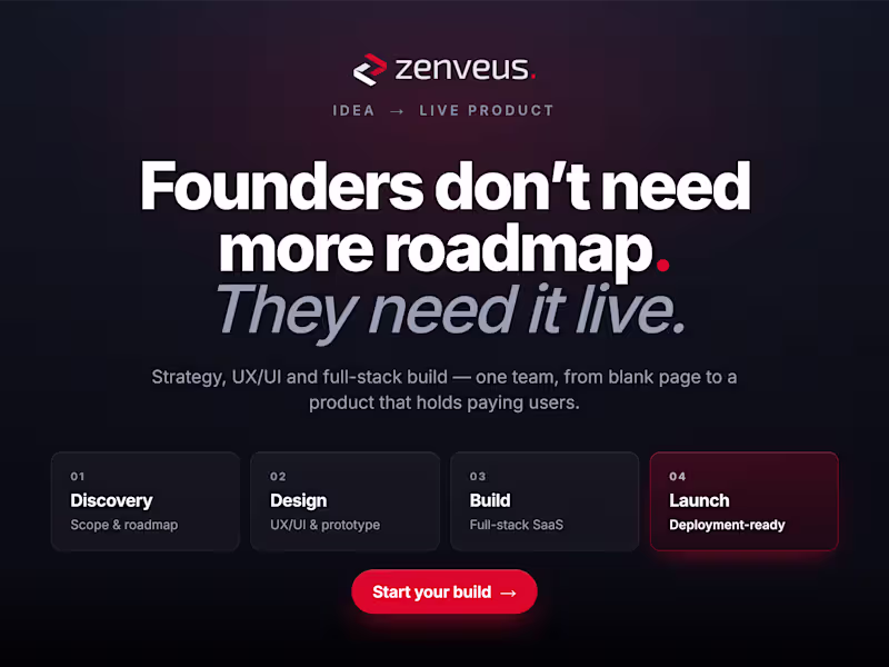 Cover image for SaaS MVP Design & Full-Stack Development