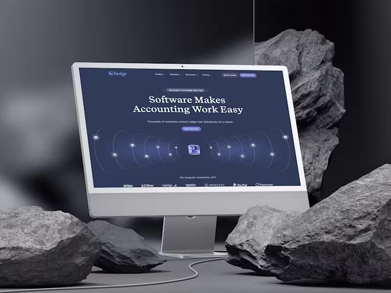 Cover image for Ledgr - Finance Platform Landing