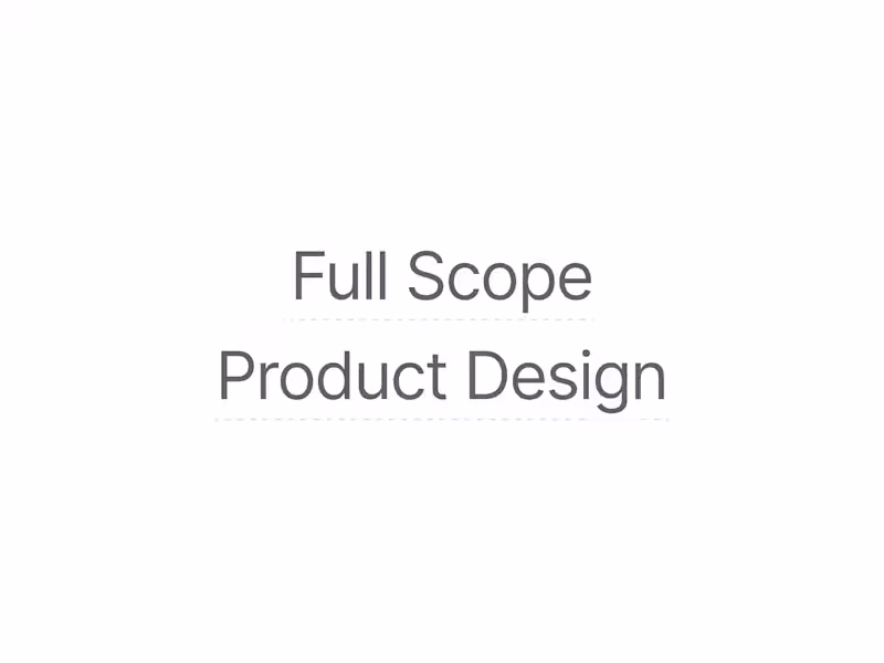 Cover image for Product Design: Discovery to Delivery