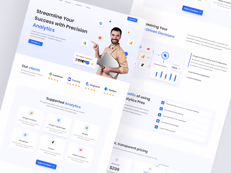 Cover image for Single Landing Page Design