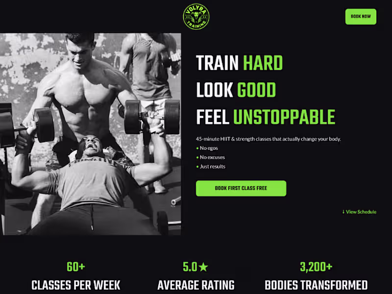 Cover image for Volyra Training