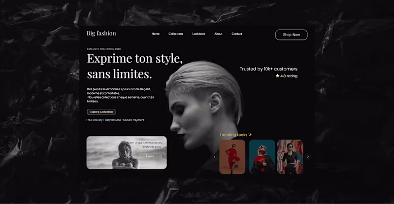 Cover image for Big fashion