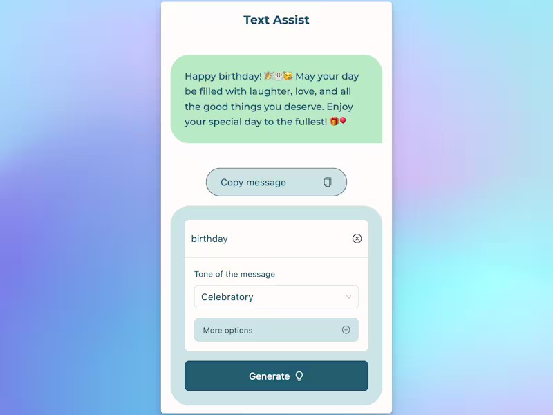 Cover image for Text Assist