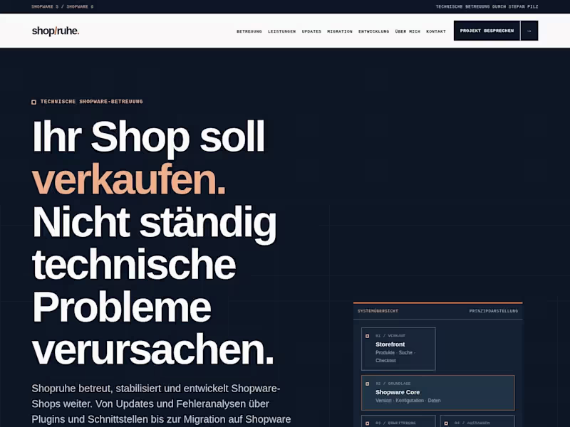 Cover image for Shopware 6 Development, Relaunches & Integrations