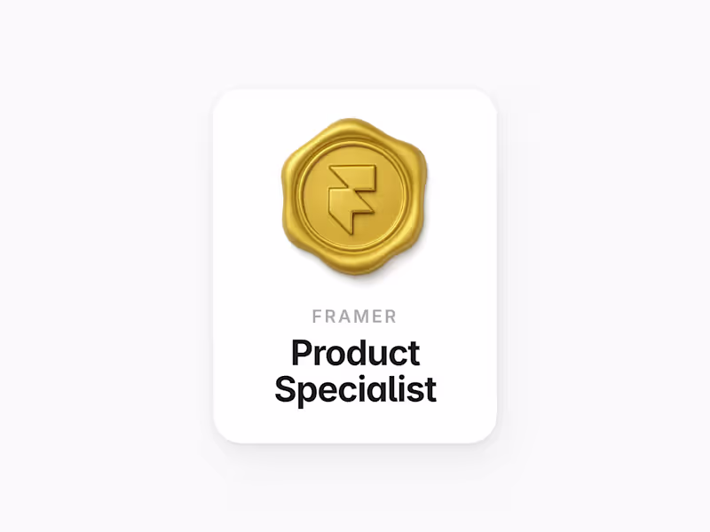 Cover image for Enterprise Product Specialist at Framer