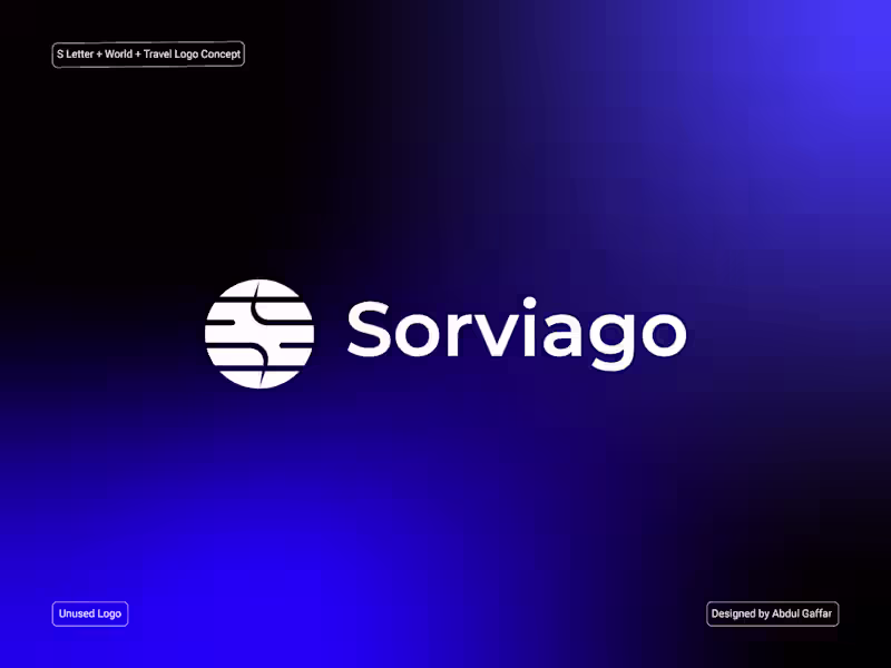 Cover image for Sorviago Logo, S Letter Logo,